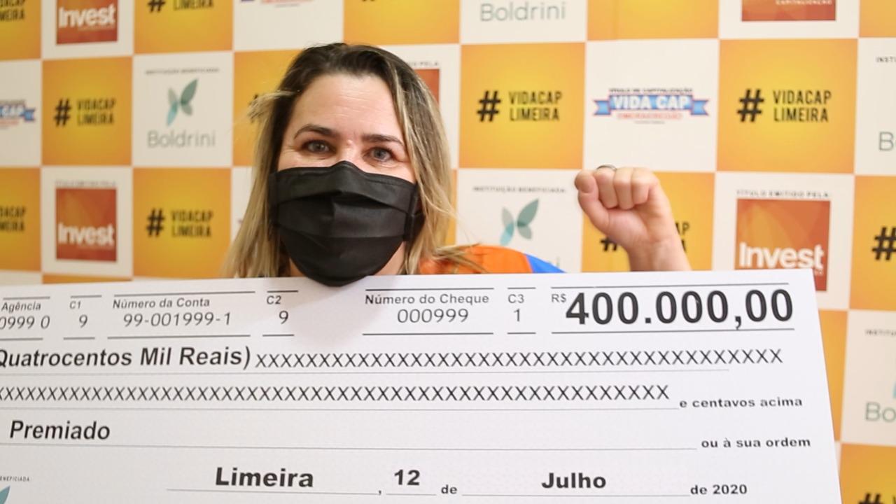 Confeiteira de Limeira ganha sozinha R$ 400 mil no Vida Cap