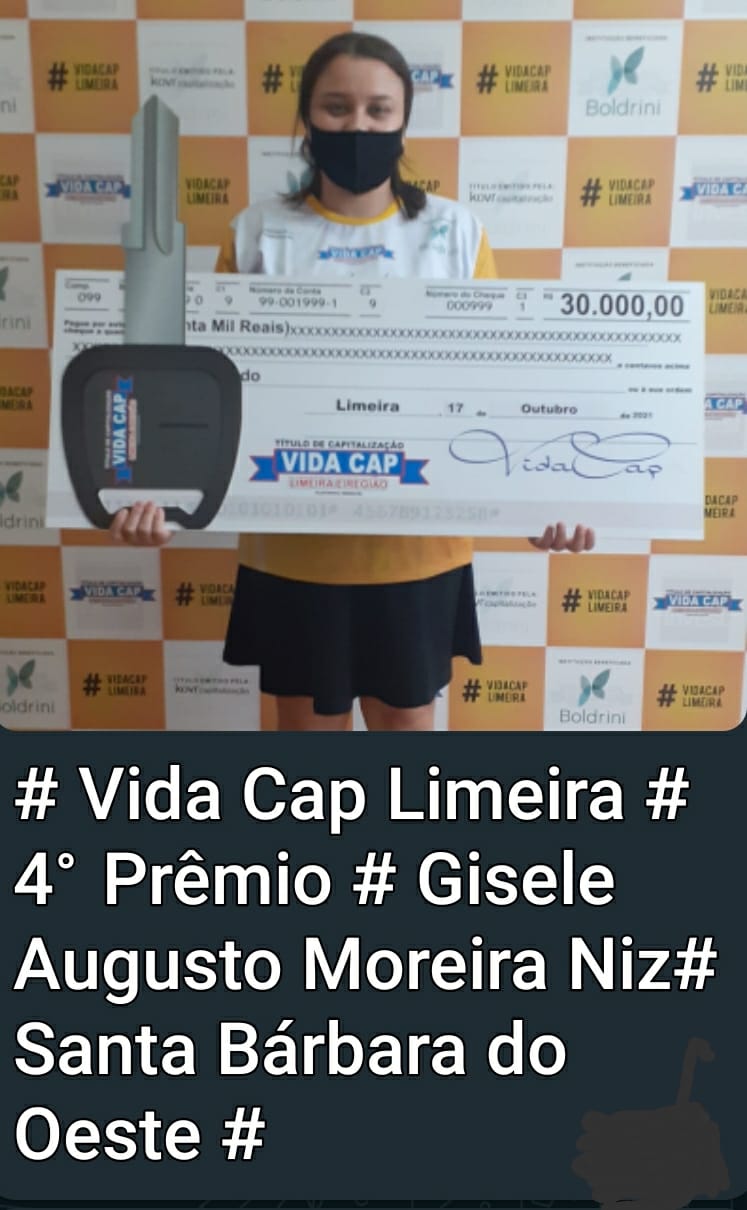 Moradora de Santa Bárbara D’Oeste ganha um Honda Civic mais 30 mil reais no Vida Cap
